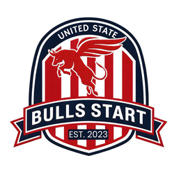 UNITED STATE BULLS START EST. 2023 logo