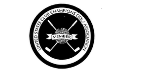 UNITED STATES CLUB CHAMPIONS GOLF ASSOCIATION MEMBER logo