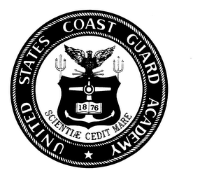 UNITED STATES COAST GUARD ACADEMY SCIENTIAE CEDIT MARE 1876 logo