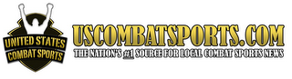 UNITED STATES COMBAT SPORTS USCOMBATSPORTS.COM THE NATION'S #1 SOURCE FOR LOCAL COMBAT SPORTS NEWS logo