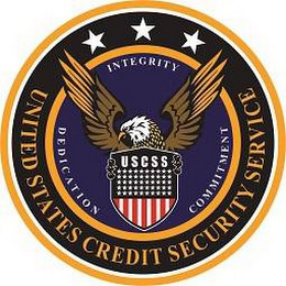 UNITED STATES CREDIT SECURITY SERVICE DEDICATION COMMITMENT INTEGRITY USCSS logo