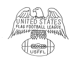 UNITED STATES FLAG FOOTBALL LEAGUE USFFL logo