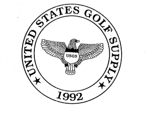 UNITED STATES GOLF SUPPLY 1992 USGS logo