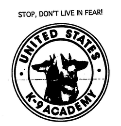UNITED STATES K-9 ACADEMY logo