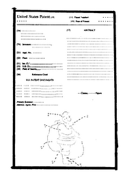UNITED STATES PATENT PATENT NUMBER: DATE OF PATENT: ABSTRACT INVENTORS: APPL. NO.: FILED: INT. CL. U.S. CL. FIELD OF SEARCH REFERENCES CITED U.S. PATENT DOCUMENTS CLAIMS, FIGURE PRIMARY EXAMINER ATTORNEY, AGENT, FIRM logo