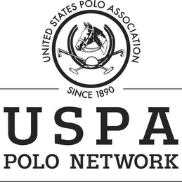 UNITED STATES POLO ASSOCATION SINCE 1890 USPA POLO NETWORK logo