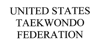 UNITED STATES TAEKWONDO FEDERATION logo