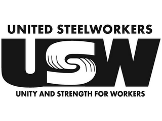 UNITED STEELWORKERS USW UNITY AND STRENGTH FOR WORKERS logo
