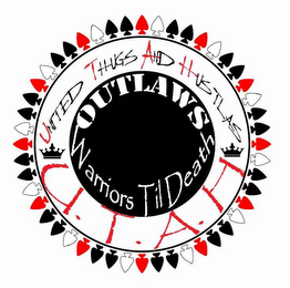 UNITED THUGS AND HUSTLAS, OUTLAWS, WARRIORS TIL DEATH, U.T.A.H logo