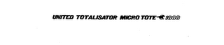 UNITED TOTALISATOR MICRO TOTE 1000 logo