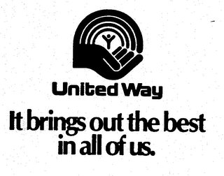 UNITED WAY IT BRINGS OUT THE BEST IN ALL OF US. logo