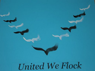 UNITED WE FLOCK logo