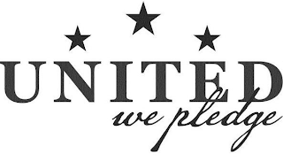 UNITED WE PLEDGE logo