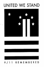 UNITED WE STAND 9/11 REMEMBERED logo