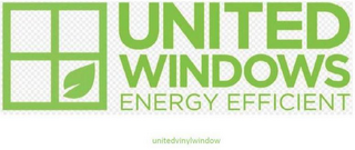 UNITED WINDOWS ENERGY EFFICIENT UNITEDVINYLWINDOW logo