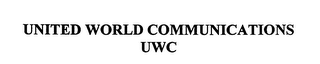 UNITED WORLD COMMUNICATIONS UWC logo