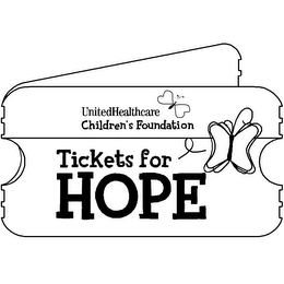 UNITEDHEALTHCARE CHILDREN'S FOUNDATION TICKETS FOR HOPE logo