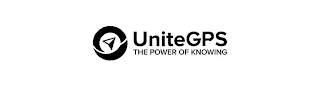 UNITEGPS THE POWER OF KNOWING logo