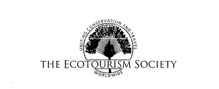 UNITING CONSERVATION AND TRAVEL WORLDWIDE THE ECOTOURISM SOCIETY logo