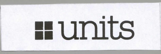 UNITS logo