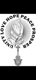 UNITY LOVE HOPE PEACE PROSPER logo