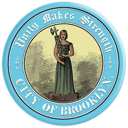 UNITY MAKES STRENGTH CITY OF BROOKLYN. logo