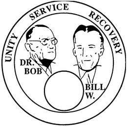 UNITY SERVICE RECOVERY DR. BOB BILL W. logo