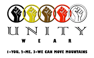 UNITY WEAR 1=YOU, 2=ME, 3=WE CAN MOVE MOUNTAINS logo