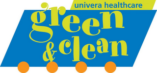 UNIVERA HEALTHCARE GREEN & CLEAN logo