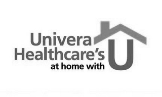 UNIVERA HEALTHCARE'S AT HOME WITH U logo