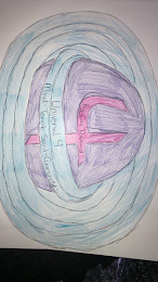 UNIVERSAL 4 MIND TEMPLE SPIRIT COMMUNITY 4 BY CARE DIAMOND. logo