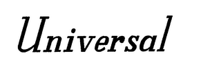 UNIVERSAL logo