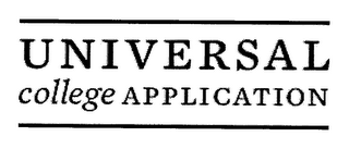 UNIVERSAL COLLEGE APPLICATION logo