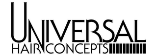 UNIVERSAL HAIR CONCEPTS logo