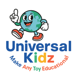 UNIVERSAL KIDZ MAKE ANY TOY EDUCATIONAL logo