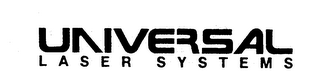 UNIVERSAL LASER SYSTEMS logo