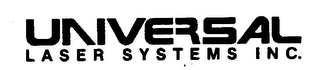 UNIVERSAL LASER SYSTEMS INC. logo