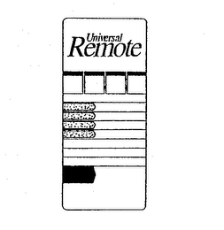 UNIVERSAL REMOTE logo