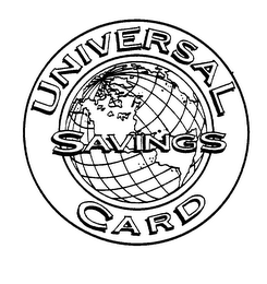 UNIVERSAL SAVINGS CARD logo