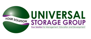 UNIVERSAL STORAGE GROUP YOUR SOLUTION YOUR SOLUTION FOR MANAGEMENT, EDUCATION AND DEVELOPMENT logo