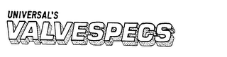 UNIVERSAL'S VALVESPECS logo