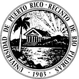 UNIVERSIDAD DE PUERTO RICO · RECINTO DE RIO PIEDRAS · 1903 · logo