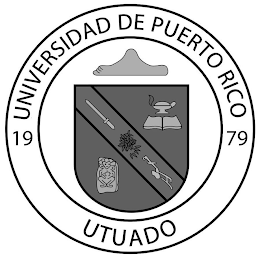 UNIVERSIDAD DE PUERTO RICO UTUADO 1979 logo