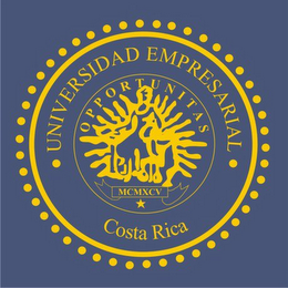 UNIVERSIDAD EMPRESARIAL COSTA RICA OPPORTUNITAS MCMXCV logo