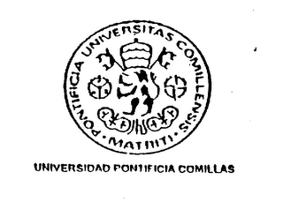 UNIVERSIDAD PONTIFICIA COMILLAS PONTIFICIA UNIVERSITAS COMILLENSIS MATRITI logo