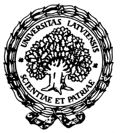 UNIVERSITAS LATVIENSIS SCIENTIAE ET PATRIAE logo
