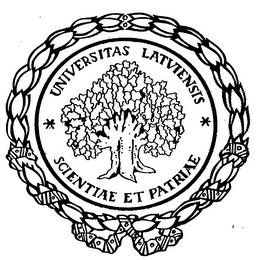 UNIVERSITAS LATVIENSIS SCIENTIAE ET PATRIAE logo