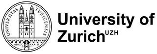 UNIVERSITAS TURICENSIS UNIVERSITY OF ZURICH UZH logo