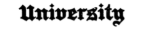 UNIVERSITY logo