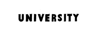 UNIVERSITY logo